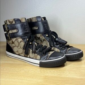 Coach Women’s High Top sneakers size 9